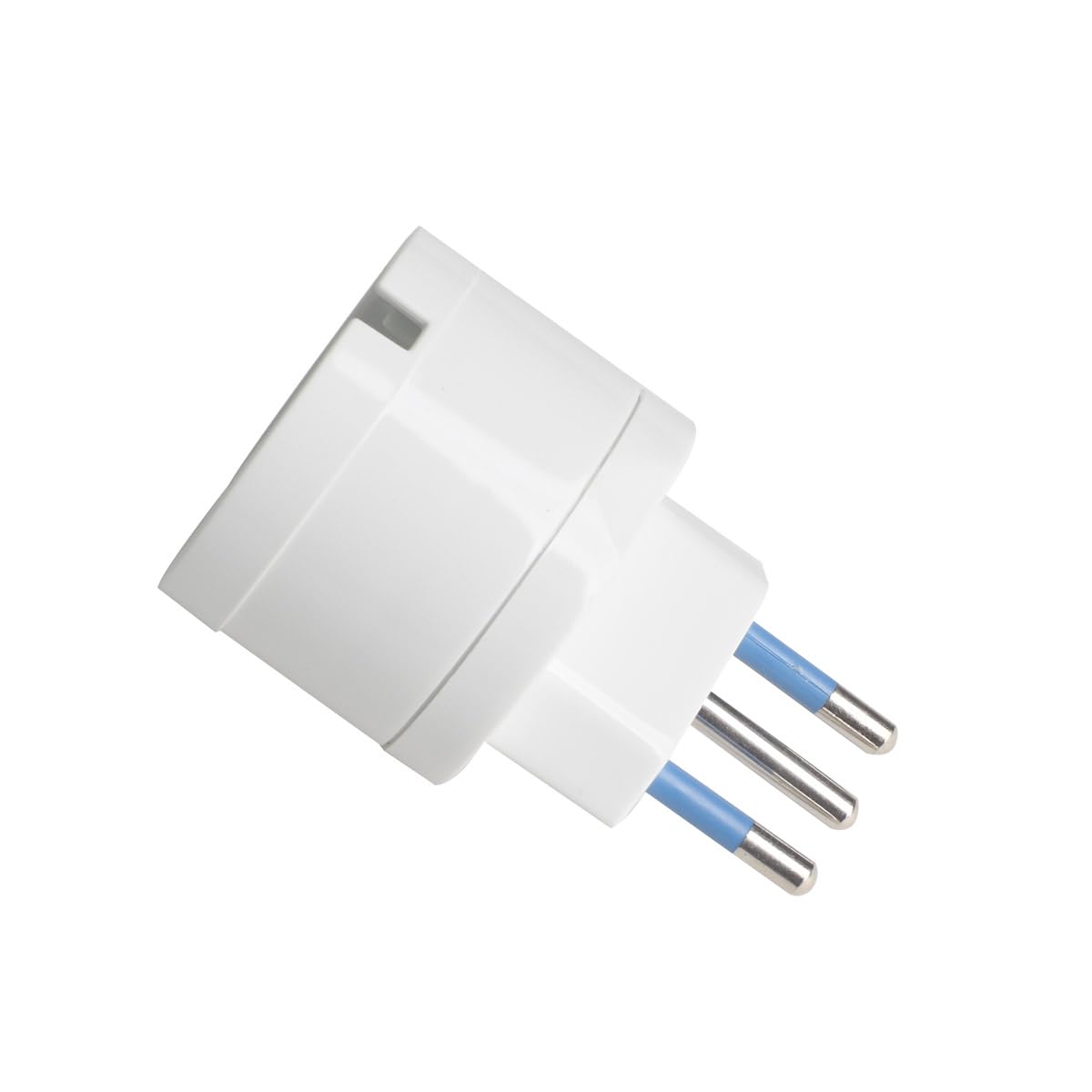 Adattatore Schuko 2P+T 10A/16A a Spina Italiana 10A Viaggio 250V 1500W 2 Pezzi Bianco