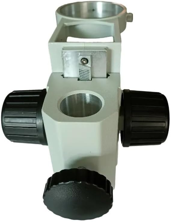 Miniatura 3 de Kit de accesorios para microscopio de 2.992 in, estante de enfoque para microscopio, cabeza de soporte ajustable de 1.260 in para diapositivas de