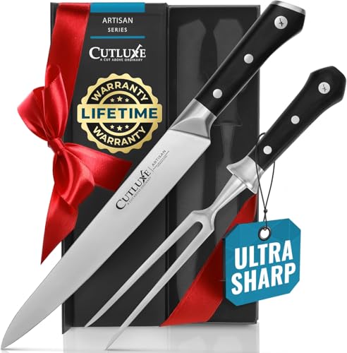 Cutluxe Turkey Carving Knife Set
