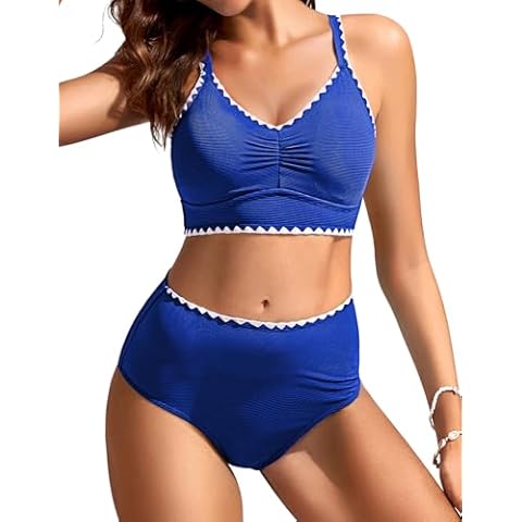 Kate Kasin V Neck Backless Bikini Set Cover