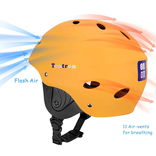 Image of Tontron Adult Kayaking Wakeboarding Waterskiing Whitewater Helmet