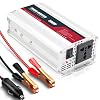 500W Car Power Inverter DC 12V to AC 240V UK Converter,Modified Sine Wave Car Inverter with AC Outlet and Car Cigarette Lighter,Built-In Silent Cooling Fan for RVs,Trucks,Camping,Emergencies,Etc.