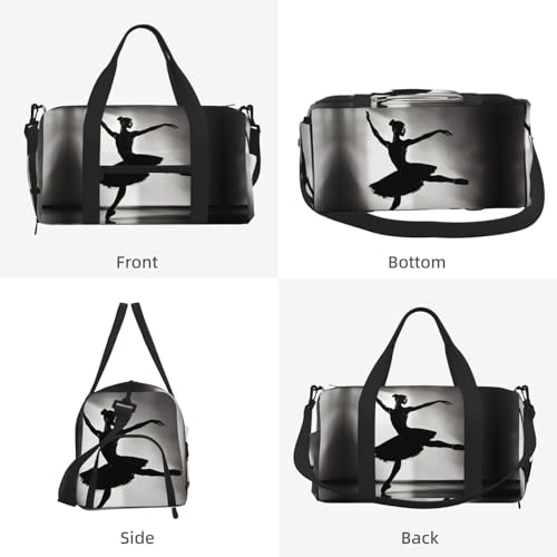 Bolsa de equipaje deportiva ligera con estampado de bailarina textil 2