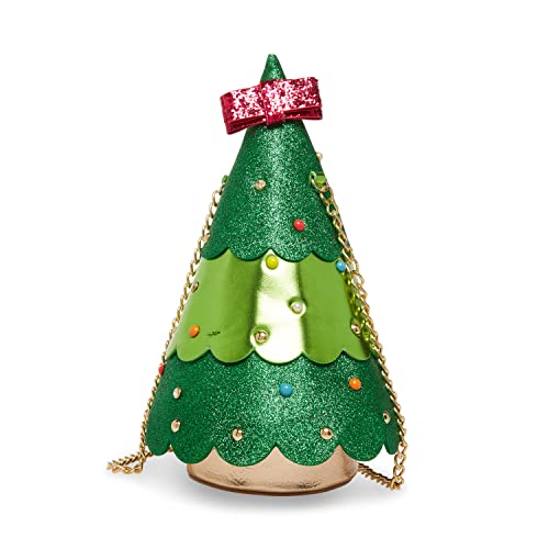 Betsey Johnson Christmas Tree Crossbody, Green #TOP19