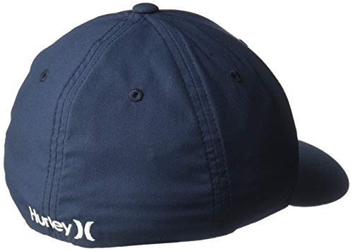 Image of Hurley Mens Baseball Cap - Moisture Wicking Curved Brim Flexfit Fitted Hats for Men with H2O-Dri Sweatband (Sizes: S-XL)