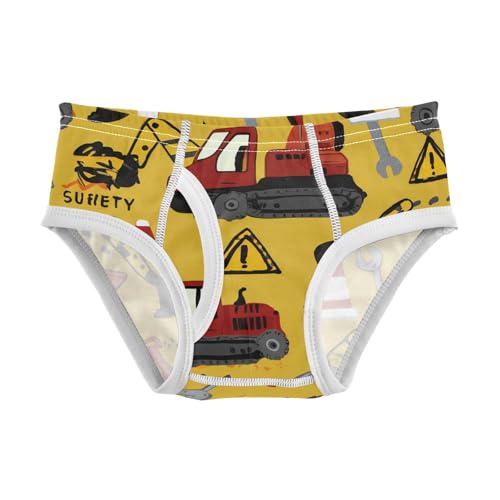 Cheerful Construction Vehicles Excavators Toddler Boy's Underwear 2T 202c1171