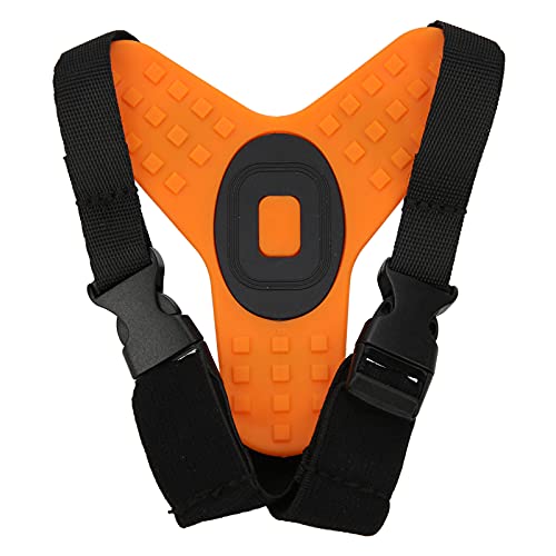 ZJchao Helmet Chin Mount, Head Mounted with Mount Helmet Camera for (Orange)