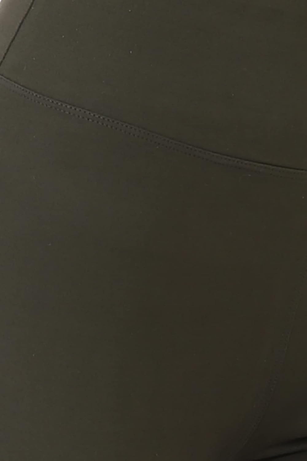 Women's 3" Yoga Waistband Activewear Comfort Leggings Small Olive