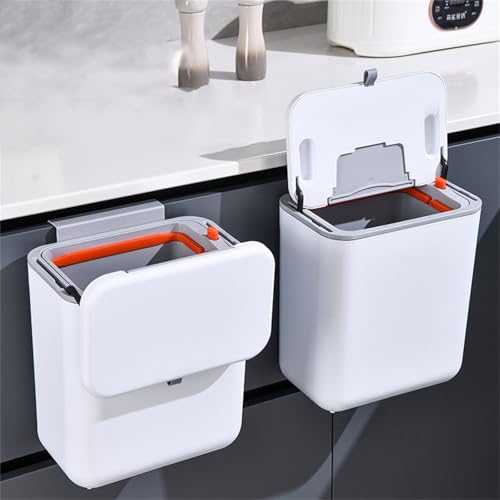 Caneca colgante de compostaje para bajo fregadero 9L miniatura 3