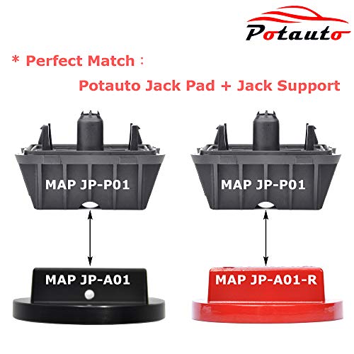 Image of Potauto Upgraded 51717065919 Car Jack Lift Pad Puck Support Compatible with BMW 525i 528i 530i 535i 545i 550i M5 E60 E61 5 Series