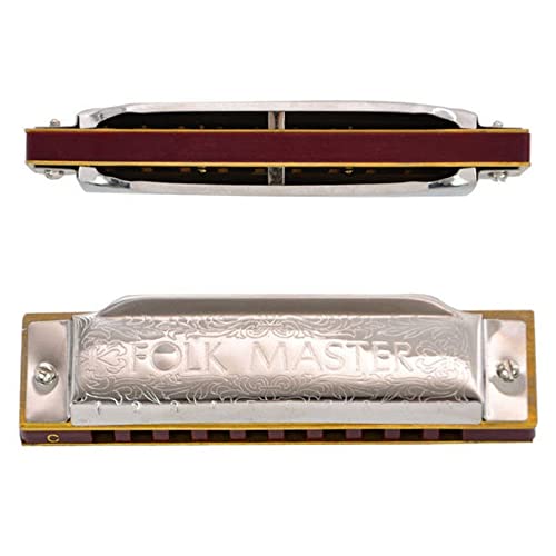 Harmonica Folk Master 1072 harmonica standard débutant diatonic Blues gaita 10 trous a B C D E F G ab BB DB EB f - Les Beatles, Paul McCartney, John Lennon, RIngo Starr, George Harrison Harmonica Folk Master 1072 harmonica standard débutant diatonic Blues gaita 10 trous a B C D E F G ab BB DB EB f