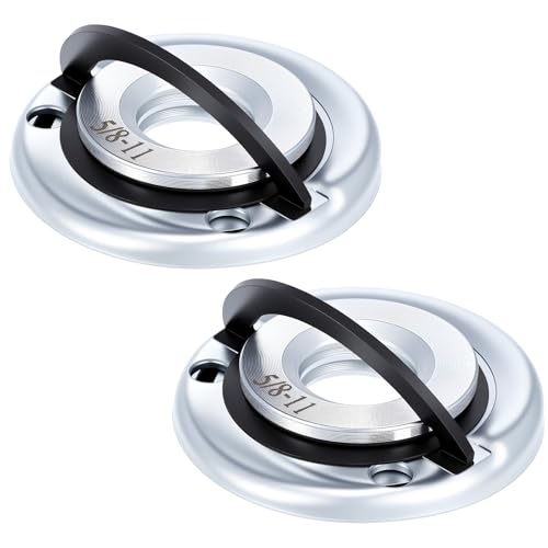 Angle Grinder Flange Nuts with 5/8-11 Inch Thread Quick Release Nut Metal Angle Grinder Nut for Replacement Parts Fixing Cutting Discs