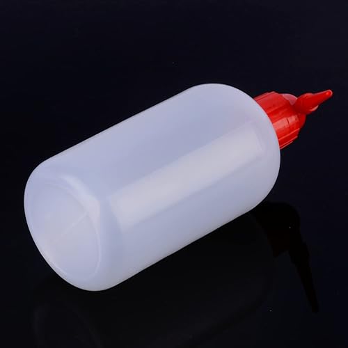 Miniatura 7 de stonylab Botella de lavado químico, paquete de 2 botellas de lavado cilíndrico de plástico cilíndrico sellado en laboratorio, botella de lavado de