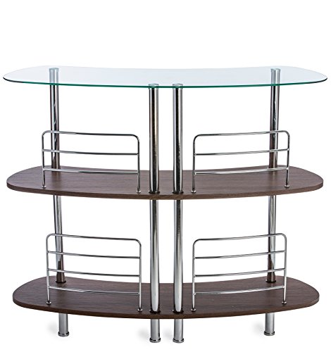Mango Steam Contemporary Modern Home Liquor Bar Catalina Table Wood