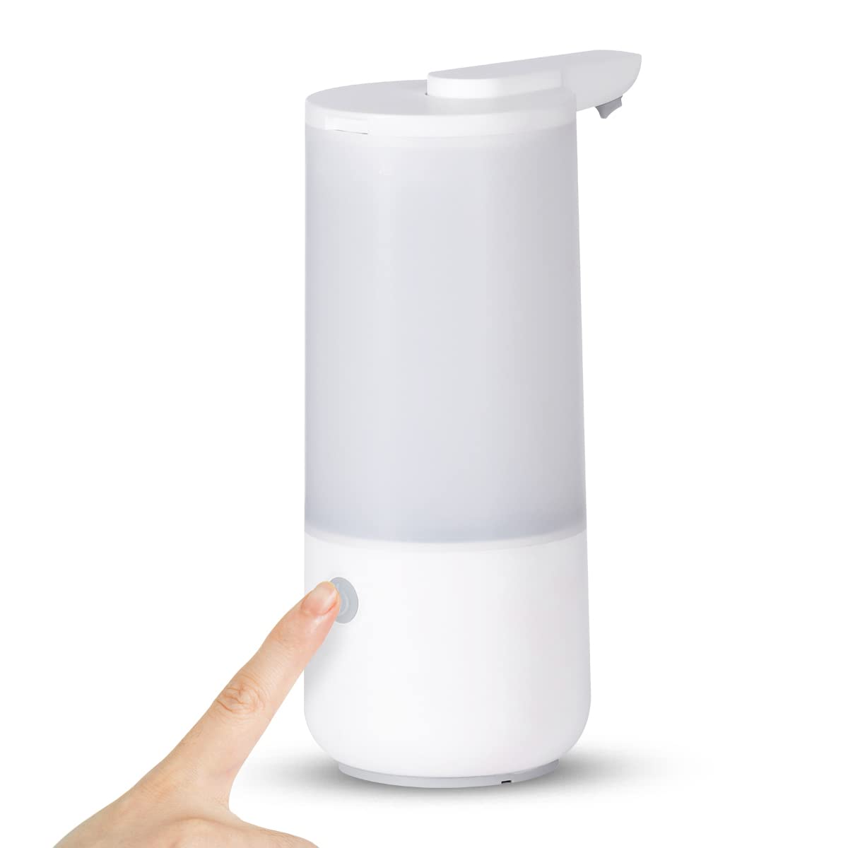 Bernstein Dispenser di sapone automatico SP1 con sensore, senza contatto, 250 ml, classe di protezione IPX6, dosatore automatico, dispenser di sapone bianco