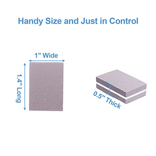 Nail Buffers (100 Pack), Mini Buffer Block Nail File For Acrylic Nails And Natural Nails, 100/180 Grit Nail Buffer Block Bulk Buffing Blocks For Nail Buff Professional Manicure File Blocks Set Gray #TOP4