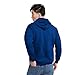 Hanes Mens Hoodie, Ecosmart Fleece Full-zip Zip-up Hooded Sweatshirt For Athletic-hoodies, Deep Royal, Large US