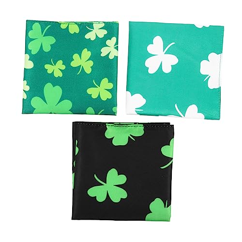 iplusmile 3個 犬のスカーフ 犬のお辞儀 キット 犬のクッキー ぬいぐるみ 子犬の誕生日パーティーの装飾 ペットの首輪の装飾 お祝いペットスカーフ 三角 コットン Green