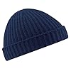 Beechfield Unisex Retro Trawler Winter Beanie Hat, Black - One Size #5