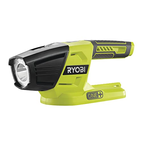 RYOBI - Lampe Torche LED Electrique 18V - Tête Orientable 360° - Lumière Puissante 140 Lumens - Compacte et Pratique - Fonctionnement sur Batterie 18V ONE+ (non Comprise) - R18T-0