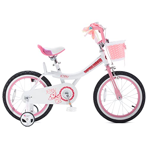 Royalbaby Kids Girls Bike Bicycle With Basket Training Wheels 12 Inch Jenny White #TOP1