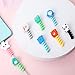 8 PCS Silicone Charger Cable Protector Mobile Phone Charger End Cord Cute Savers for All Data Lines USB Charger Cord Management Protector Colorful Cable Wire Organizer