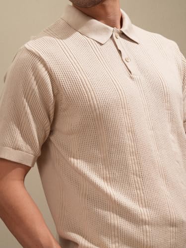 Image of Highlander Men's Polo Tshirt | Flat Knit | Regular Fit | Polo T-Shirt for Man