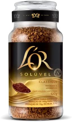 L'OR, Café Solúvel Classique Pote de Vidro 130g