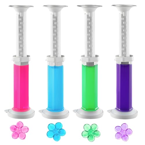 LYITZW 4 Pièces, Gel WC, Gel Désodorisant Parfumé Pour Toilettes, Désodorisant Salle De Bain Fraîcheur Longue Durée, Installation Facile, Pour Maison,...