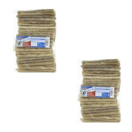 FLAMINGO Kaurollen Für Hunde - 100 Stück Rinderhaut 9-10mm