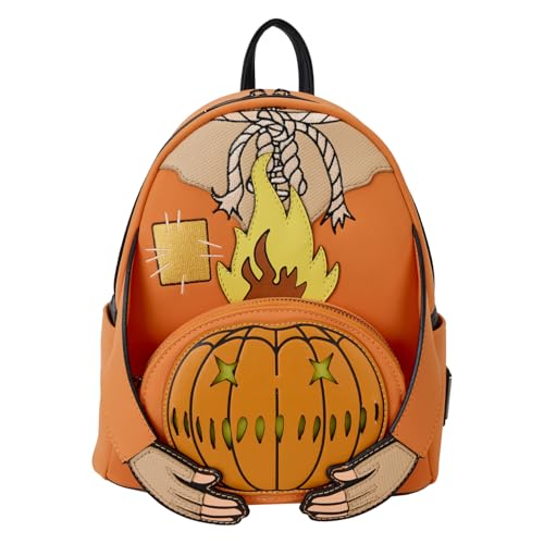 Loungefly Trick 'R Treat sac à dos mini sac horreur Sam tête enflammée orange