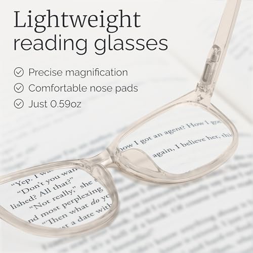 Image of CCVOO Reading Glasses for Women /Men, Eyeglasses, Blue Light Readers for Women /Men, Computer Eye Glasses, Cheaters