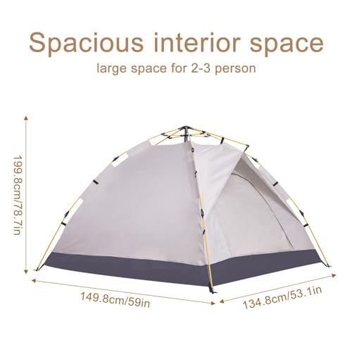 Carpa para 2-3 personas, ultraligera y automática miniatura 5