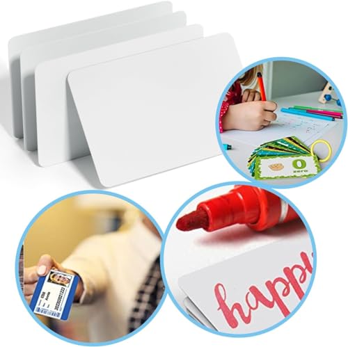 Image of 100 Pieces NFC Tags NFC Cards NTAG215 Blank Printable NFC Card ISO Size CR80 Cards NFC Key Tags, Compatible with iPhone TagMo and All NFC Enabled Device