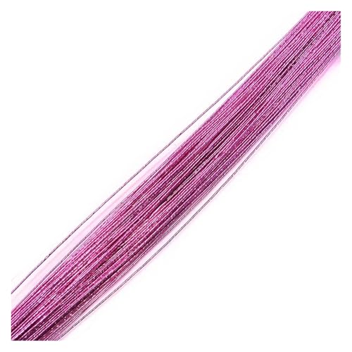 Floral Wire 25Pcs 80cm Stocking Flower Iron Wire Floral Stems Supplies for DIY Nylon Making Accessories(Color3)