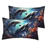 Description du matériau : notre belle housse de coussin en faux lin imprimé baleine est fabriquée à partir de faux lin de haute qualité, épais et élégant. Sensation agréable au toucher.