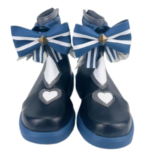 [YXIDLMCOS] Xgm@ Celestia HuiXing Strinova RXvC  u[c VW Cosplay Shoes Boots W5229 (23CM)