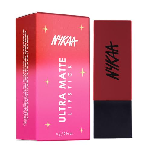 Nykaa Cosmetics Ultra Matte Lipstick – Julia – 24 (4 g)