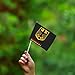 Coat Of Arms Of Germany German Small Flags Mini Flags Attached To Sticks Hand-Held Small Flag Decorationsoutside Flag For School Office Garden Party Holiday 10 Pcs
