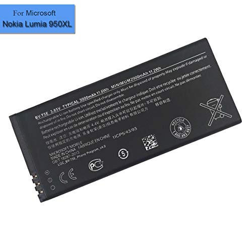 New Replacement BV-T5E Battery Compatible with Microsoft Lumia 940 Lumia 940 XL Lumia