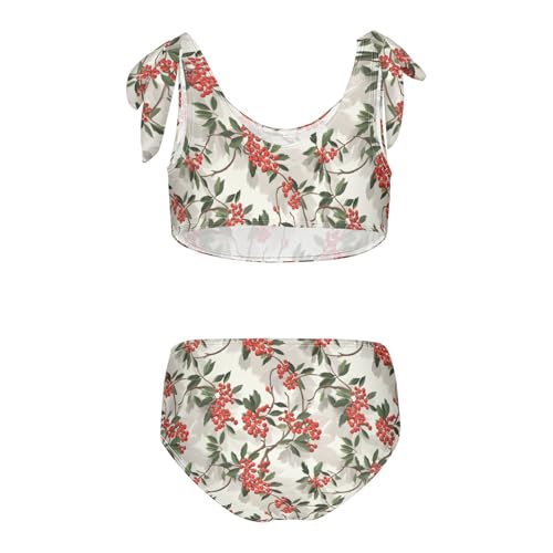 KLL Girls Swimsuit Bikini Set Cute Tankini Bikini Set with Adjustable Strap2