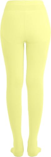 Miniatura 4 de EMEM Apparel Medias con pies de microfibra opacas de color sólido para mujer