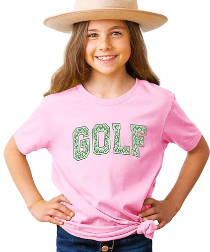 Cute Green Floral Golf Shirt for Women Teens and Girls Bright Spring Golfer Tee2