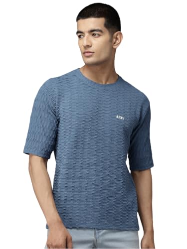 Image of TICOSS Men's Polyester Regular Fit T-Shirt