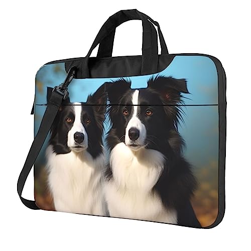 Sacoche ordinateur Border Collie grand format contre le manque de place