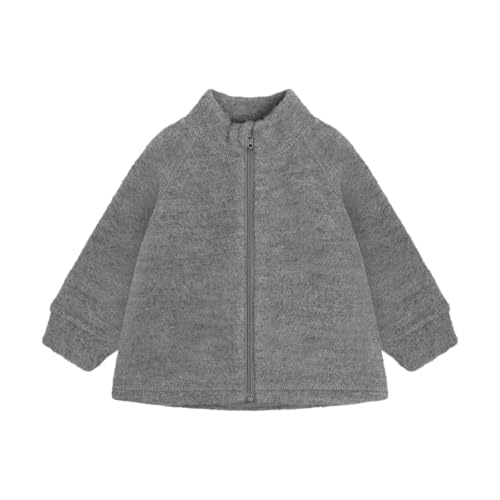 Chaqueta CeLaVi de lana suave con cremallera térmica gris 102