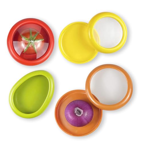 Set of 4 Reusable Silicone Fresh Food Containers