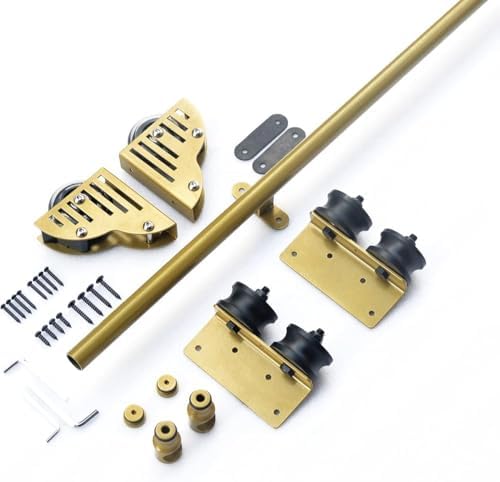 Sliding Ladder Kit - Heavy Duty Rolling Rail Track for Enhanced Accessibility in Libraries, Warehouses, Bars, and Closets