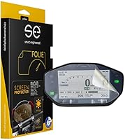 s.e. 2x 3D Tacho-Schutzfolie für Ducati Cockpit-Tacho, entspiegelt, Anti-Kratzer, Anti-Steinschlag, Tachofolie matt für Instrumenten Anzeige, Klar & Matt enthalten