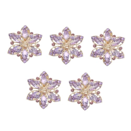 Pince à cheveux strass fleur pour fixer vos mèches sans abîmer votre coiffure